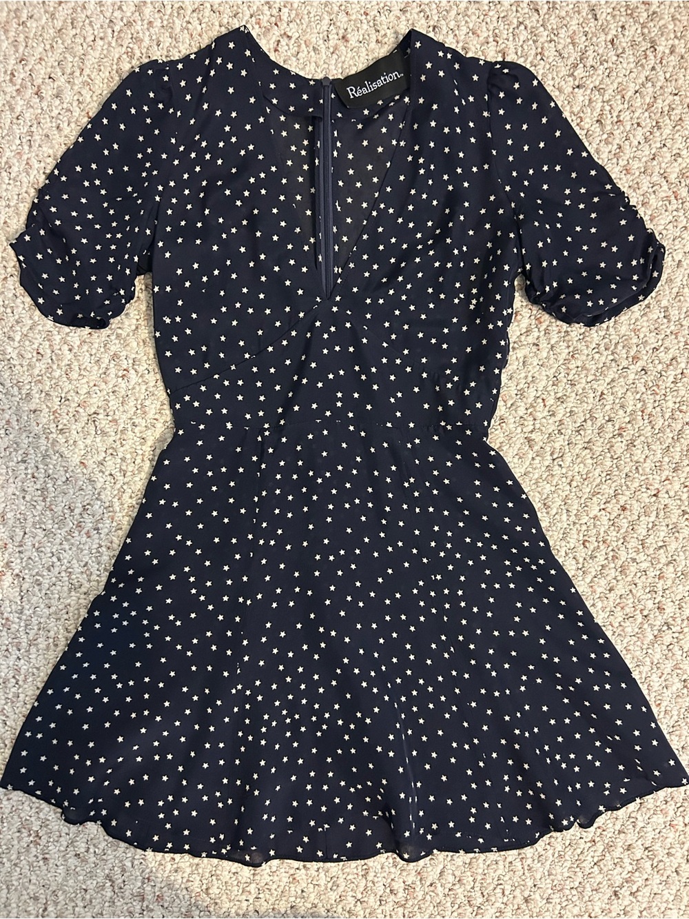 Realisaion Par Ozzie Dress - Navy Star - XS - Picture 6 of 14